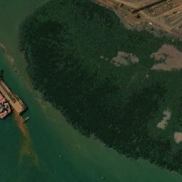 Satellite imagery of Burgess Point, AU