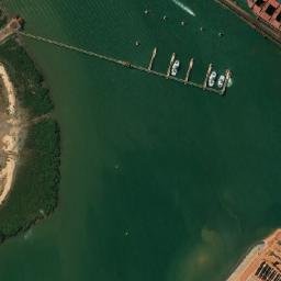 Satellite imagery of Burgess Point, AU
