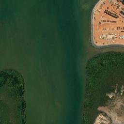 Satellite imagery of Burgess Point, AU