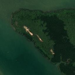 Satellite imagery of Burgess Point, AU