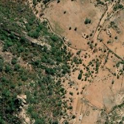 Satellite imagery of Chebyute Rock Painting, ZW