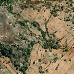 Satellite imagery of Chebyute Rock Painting, ZW