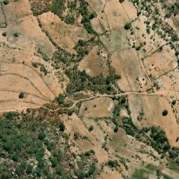 Satellite imagery of Chebyute Rock Painting, ZW