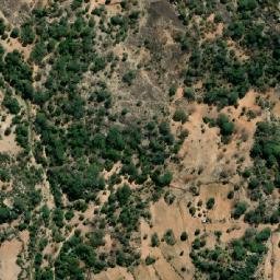 Satellite imagery of Chebyute Rock Painting, ZW