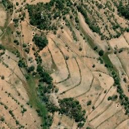Satellite imagery of Chebyute Rock Painting, ZW