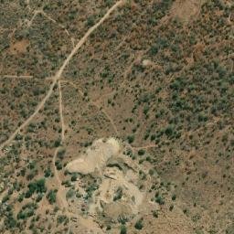 Satellite imagery of Bills Luck Mine, ZW