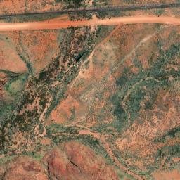 Satellite imagery of Shay Gap Mine, AU