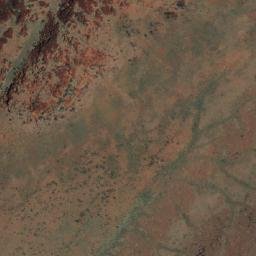 Satellite imagery of Mount Burrup, AU
