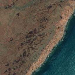 Satellite imagery of Mount Burrup, AU