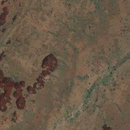 Satellite imagery of Mount Burrup, AU