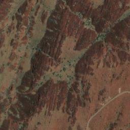 Satellite imagery of Mount Wongama, AU