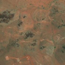 Satellite imagery of Mount Gregory, AU