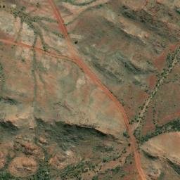 Satellite imagery of Bow Bells Mine, AU