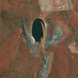 Satellite imagery of Blue Bar Mine, AU