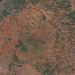Satellite imagery of Mount Peake, AU