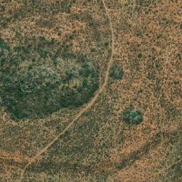 Satellite imagery of Ngoloholo Hill, BW