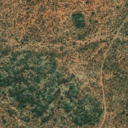 Satellite imagery of Ngoloholo Hill, BW
