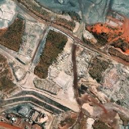 Satellite imagery of Nifty Copper Mine, AU