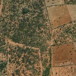 Satellite imagery of Tshokwe Hill, BW