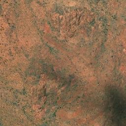 Satellite imagery of White Quartz Knob, AU