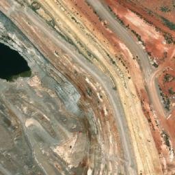 Satellite imagery of Telfer Dome, AU