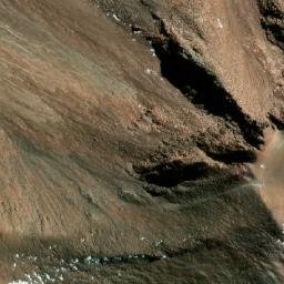 Satellite imagery of Cerro Aguilucho, CL