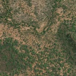 Satellite imagery of Leribe Hill, BW