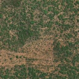 Satellite imagery of Leribe Hill, BW