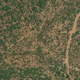 Satellite imagery of Leribe Hill, BW
