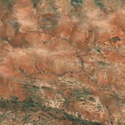 Satellite imagery of Hallcomes Peak, AU