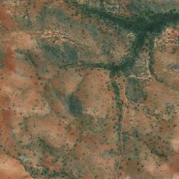 Satellite imagery of Hallcomes Peak, AU