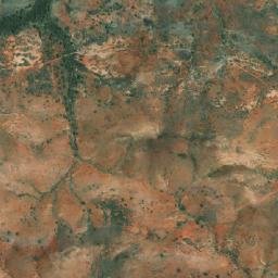 Satellite imagery of Hallcomes Peak, AU