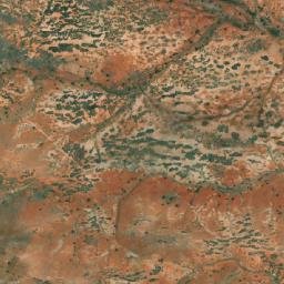 Satellite imagery of Hallcomes Peak, AU