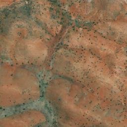 Satellite imagery of Hallcomes Peak, AU
