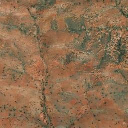 Satellite imagery of Hallcomes Peak, AU
