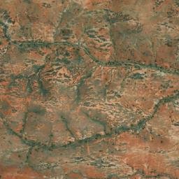 Satellite imagery of Hallcomes Peak, AU