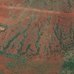 Satellite imagery of Frances Peak, AU