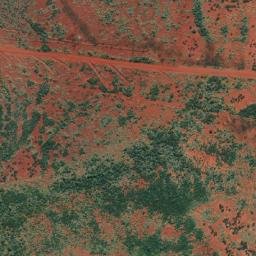 Satellite imagery of Frances Peak, AU