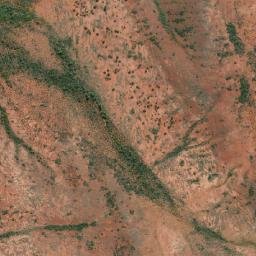 Satellite imagery of Red Hill, AU