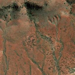Satellite imagery of Red Hill, AU
