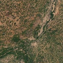 Satellite imagery of Molomole Hill, BW