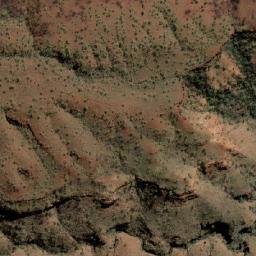 Satellite imagery of Range Creek, AU