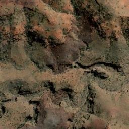 Satellite imagery of Range Creek, AU