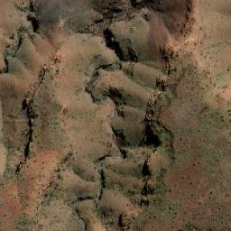 Satellite imagery of Range Creek, AU