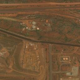Satellite imagery of Cloudbreak Mine, AU