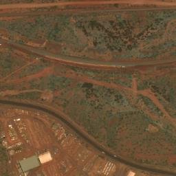 Satellite imagery of Cloudbreak Mine, AU