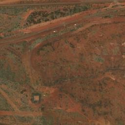 Satellite imagery of Cloudbreak Mine, AU