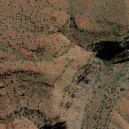 Satellite imagery of Wittenoom Gorge Mine, AU
