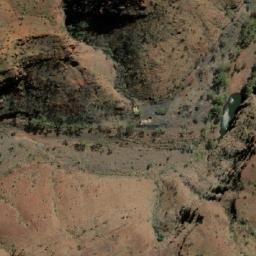 Satellite imagery of Wittenoom Gorge Mine, AU