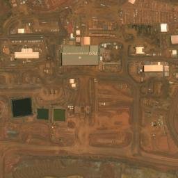 Satellite imagery of Cloudbreak Mine, AU